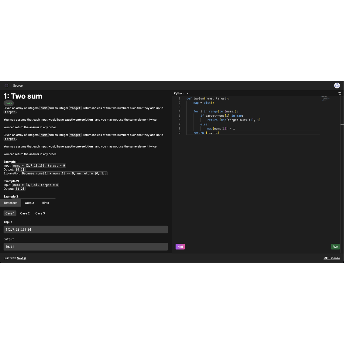 Screenshot of project acmcsuf.com